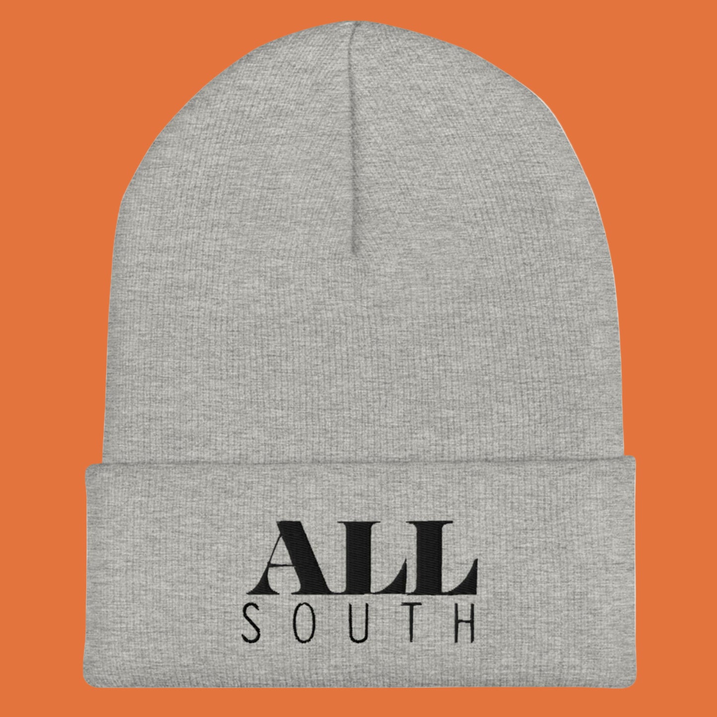 Cuffed Brand Beanie | Black